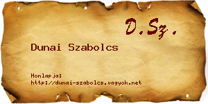 Dunai Szabolcs névjegykártya